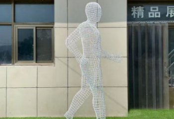 海南鏤空運動員雕塑服務(wù)商，美陳雕塑，鐵藝體育人物雕塑精選