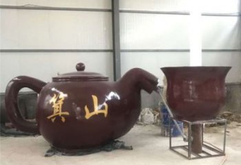 東營(yíng)商業(yè)街酒壺雕塑