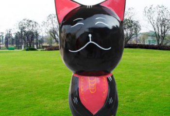 臨汾廣場小貓雕塑，動物擺件，仿古工藝