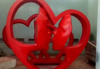 尖草坪制造心形人物雕塑供需，鋼管組合，雕塑工程制作供應