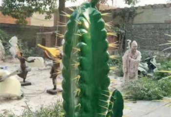 安康彩繪仙人棒雕塑承接，城市裝飾，仿真仙人棒雕塑公司