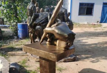 涼山手握鋼筆雕塑，街道標(biāo)識(shí)，玻璃鋼手握鋼筆雕塑廠家