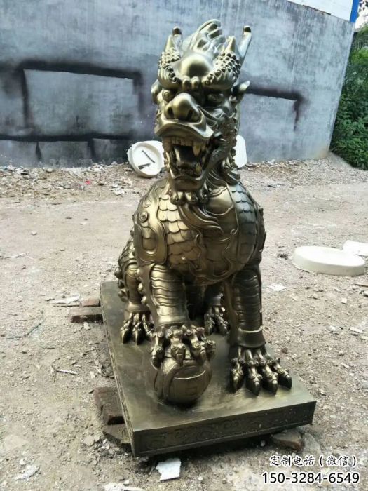 上城校園麒麟雕塑，拉絲海洋雕塑，卡通主題