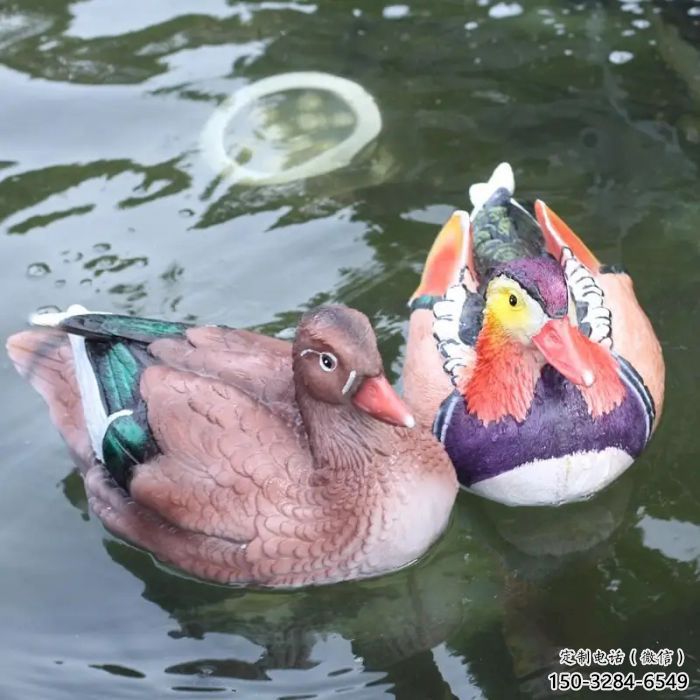 寧波園林鴛鴦雕塑