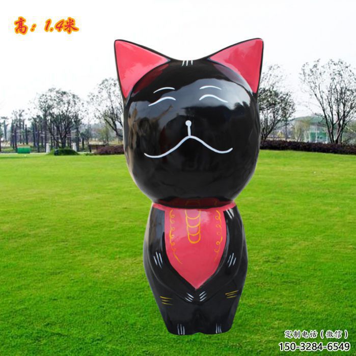 大渡口廣場小貓雕塑，動物擺件，仿古工藝