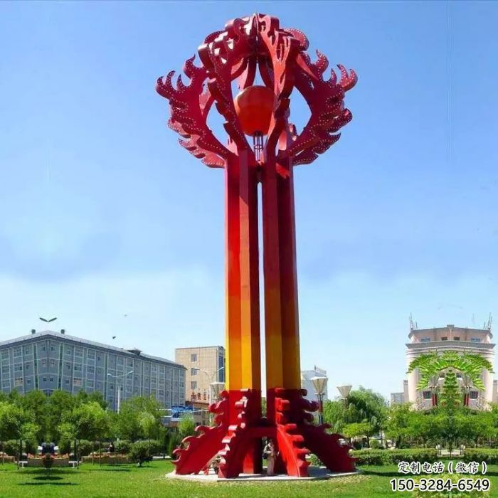 南岸街道精神堡壘雕塑