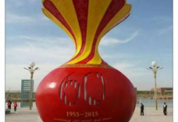 麗江花瓶雕塑工廠選用，街道標識，玻璃鋼花瓶雕塑批發