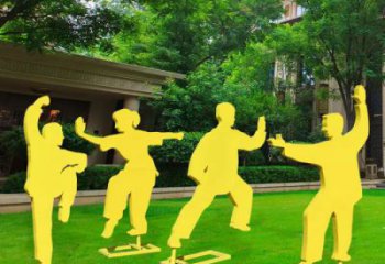 杭州公園太極雕塑