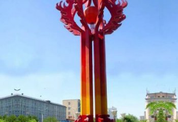 南岸街道精神堡壘雕塑